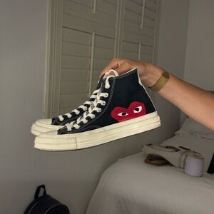 Converse x PLAY Comme Des Garçons (CDG) Chuck 70 Size 9 W / 7 M